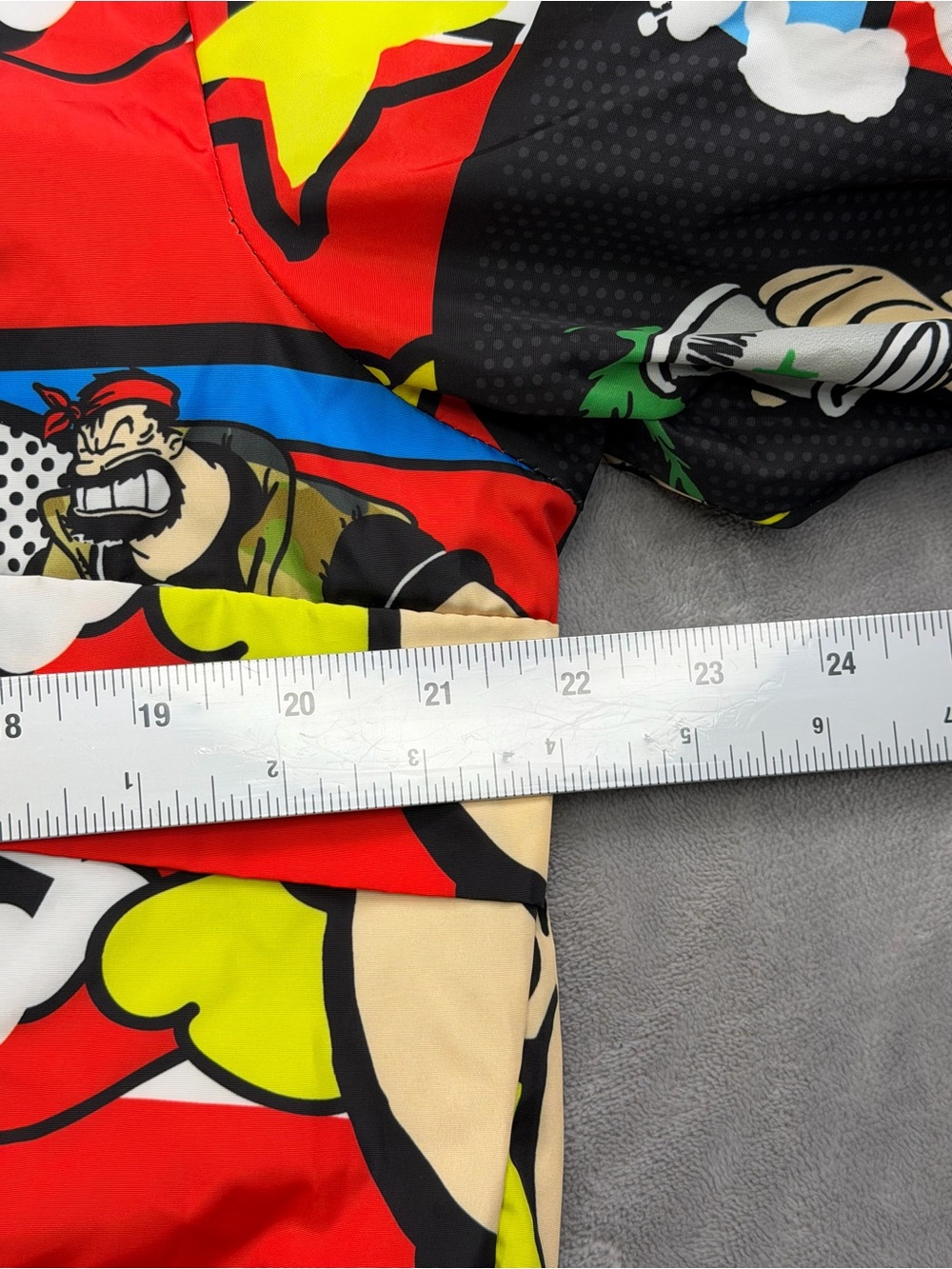 Kids Popeye Multicolor Comic-Print Hooded Zip Jacket Boy School L - Picture 8 of 12
